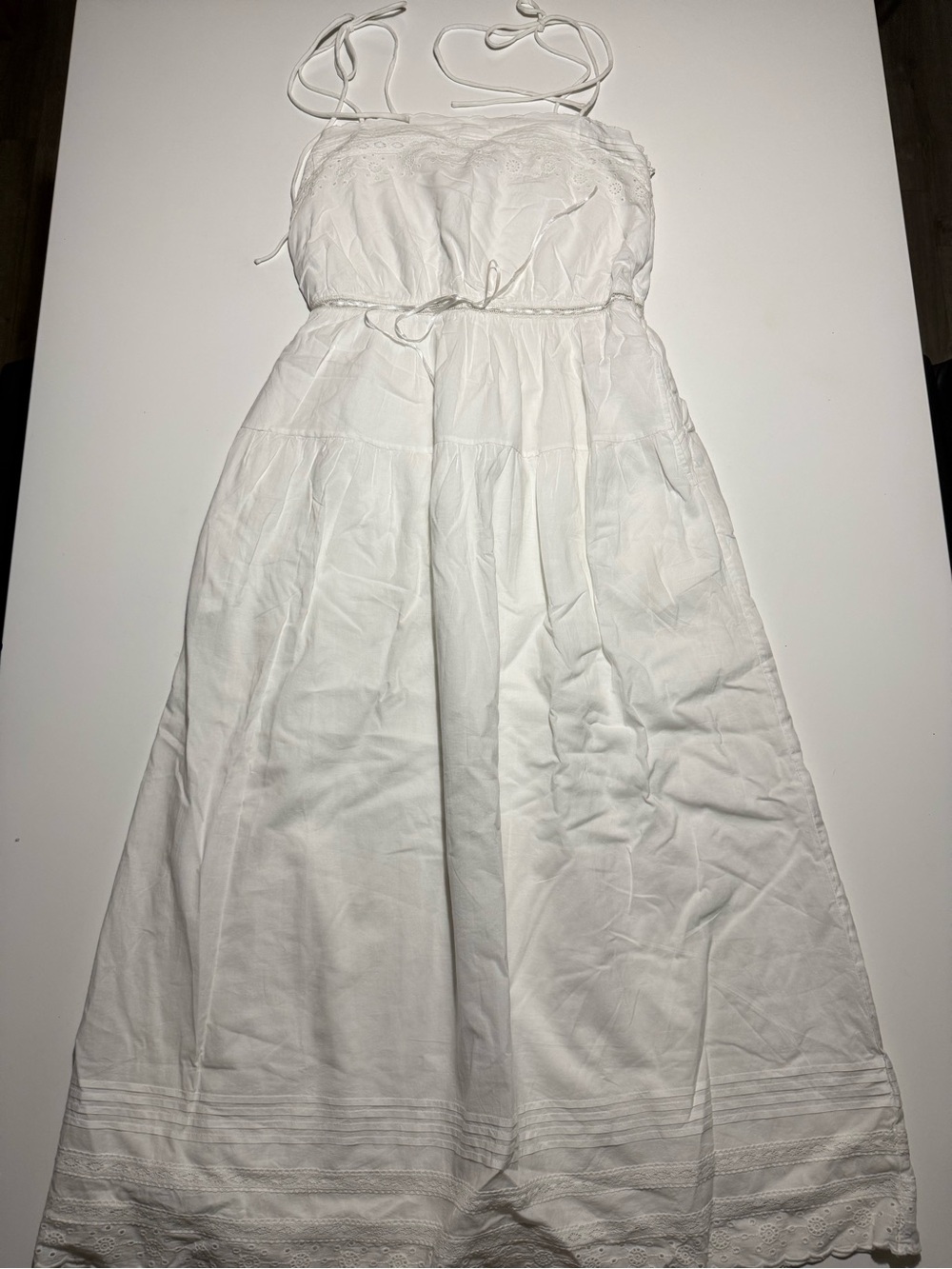 Ciao Lucia Petra White Embroidered Cotton Dress - Picture 2 of 5